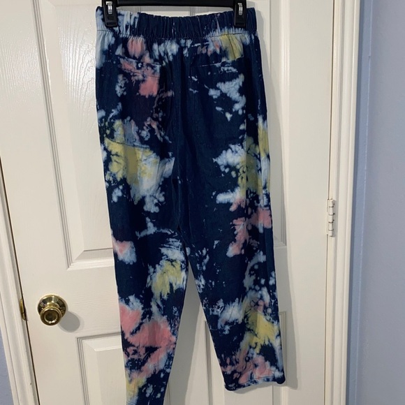 FP Movement by Free People Tie-Dye Track Pants - Blue, Pink, Yellow - Picture 6 of 7